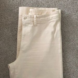 Like New - Madewell - Wide Leg Crop Pants - Cream